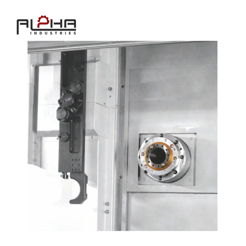 High-Efficiency Chip Removal System in Horizontal Machining Center